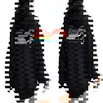 かわいいシャチave Theeapandas レディース オーバーサイズ パーカー バックプリント - Kawaiitshirt