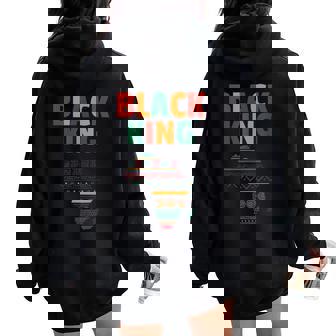 アフリカ大陸アート。男性、女性、アフリカの地図愛好家に。 レディース オーバーサイズ パーカー バックプリント - Kawaiitshirt