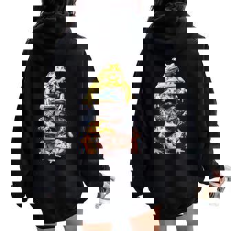 カエルキャッチャー 男の子 女の子 カエルハンター 動物 恋人 カエル レディース オーバーサイズ パーカー バックプリント - Kawaiitshirt