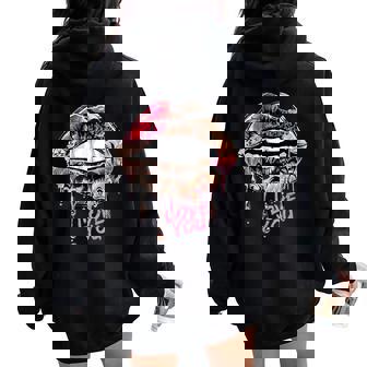 ヒョウ柄 チーター柄 アニマルリップ 花柄 セクシー ヒョウ柄 レディース オーバーサイズ パーカー バックプリント - Kawaiitshirt