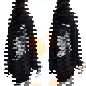 ビーグルシャツ ビーグルtシャツ Love Is Dog Mom Dad 子犬 ペット キュート レディース オーバーサイズ パーカー バックプリント - Kawaiitshirt