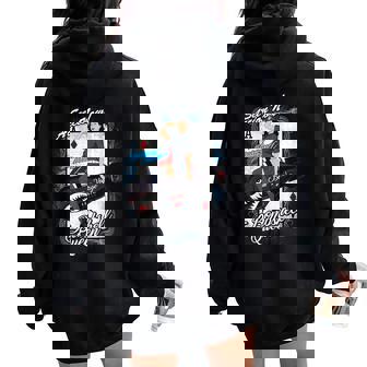 ピンナップ セクシーガールギフト 男性またはピンナップラバー、Bombshell Queen レディース オーバーサイズ パーカー バックプリント - Kawaiitshirt