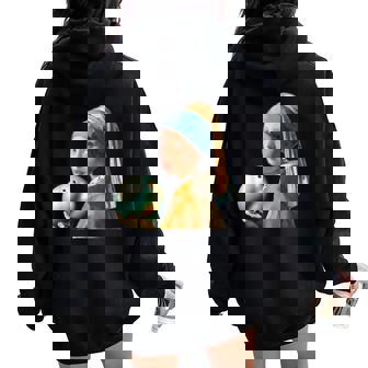 ボーリング 面白いtシャツ フェルメール ボウリング おもしろ ネタ 服 メンズ おもしろグッズ 大人 女性 ボウラー レディース オーバーサイズ パーカー バックプリント - Kawaiitshirt