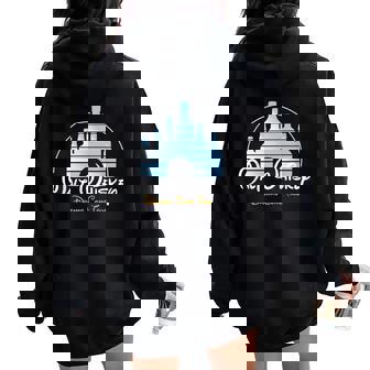 モルトウイスキー、 Malt Whiskey Dreams Come True 面白いパロディ レディース オーバーサイズ パーカー バックプリント - Kawaiitshirt