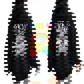 レベル 40歳 男性 女性 ゲーム 40代 40歳 誕生日 レディース オーバーサイズ パーカー バックプリント - Kawaiitshirt