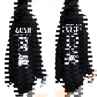 レベルアップ 13歳 誕生日プレゼント 男の子 女の子 レディース オーバーサイズ パーカー バックプリント - Kawaiitshirt