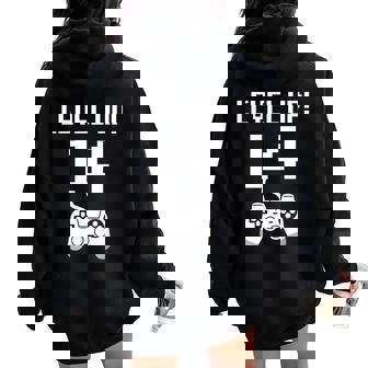 レベルアップ 14歳 誕生日プレゼント 男の子 女の子 レディース オーバーサイズ パーカー バックプリント - Kawaiitshirt