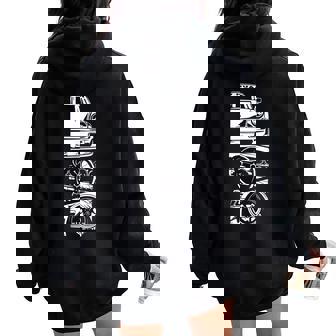 ヴィンテージ 日本製 自動車 カーレース ドライバー 楽しい 女性 男性 レディース オーバーサイズ パーカー バックプリント - Kawaiitshirt