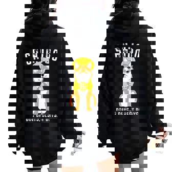 傘寿祝い 犬 柴犬 ちゃんちゃんこ 男性 女性 犬好き 80歳 Dog Days Best Days レディース オーバーサイズ パーカー バックプリント - Kawaiitshirt