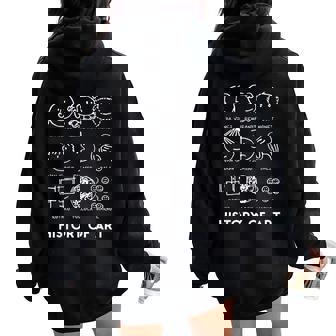 教師、学生、男性、女性の愛の芸術のための歴史。 レディース オーバーサイズ パーカー バックプリント - Kawaiitshirt