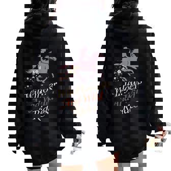 柔らかい カウガール フローラル ロデオ ウエスタン 美的 馬 女の子 レディース オーバーサイズ パーカー バックプリント - Kawaiitshirt