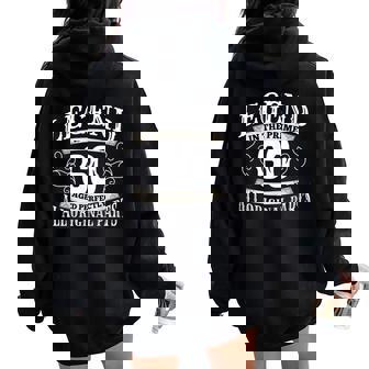 男性への還暦祝い・女性への還暦祝いへのギフト レディース オーバーサイズ パーカー バックプリント - Kawaiitshirt