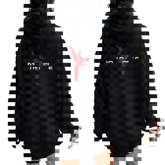 空手 格闘技 ファイター 黒帯 男の子 女の子 キッズ レディース オーバーサイズ パーカー バックプリント - Kawaiitshirt