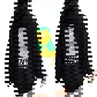 緑寿祝い 猫好き ちゃんちゃんこ 父 男性 母 女性 緑寿 お祝い 66歳 かわいい ねこ おしゃれ 猫 レディース オーバーサイズ パーカー バックプリント - Kawaiitshirt