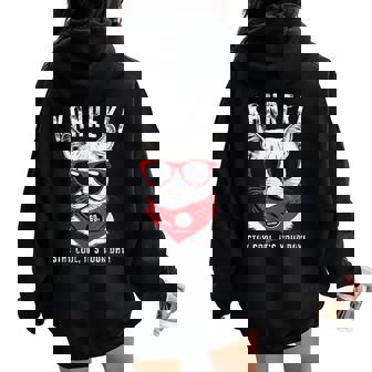 還暦祝い ねこ サングラス 父 男性 女性 母 猫好き 還暦 お祝い 60歳 おもしろ おもろい かっこいい レディース オーバーサイズ パーカー バックプリント - Kawaiitshirt