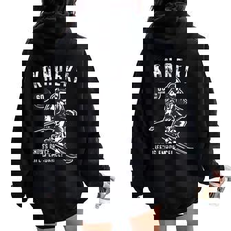 還暦祝い スキー好き 雪好き 父 母 男性 女性 60歳お祝いnow's Race Life's Embrace レディース オーバーサイズ パーカー バックプリント - Kawaiitshirt