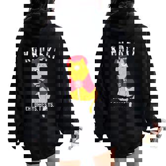 還暦祝い 猫 ねこ ちゃんちゃんこ 男性 女性 猫好き 60歳 Cat Days Best Days レディース オーバーサイズ パーカー バックプリント - Kawaiitshirt