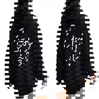 Gigi Grandma Name Christmas Mother's Day Birthday Women Oversized Hoodie Back Print - Thegiftio UK