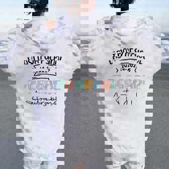 2025 Last Day Of School Autograph 7Th Grade Graduation Party Women Oversized Hoodie Back Print - Thegiftio UK