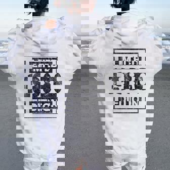 45 Cumpleaños Hombres 45 Años Retro Es Nacidos En 1980 Women Oversized Hoodie Back Print - Regaloses