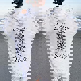 Amazigh Avec Tatouage Berbère Belle Et Rebelle Sweat à capuche oversize pour femme avec imprimé dans le dos - Cadeauxyz