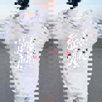 Band Mom Cute School Marching Band Mother Women's Women Oversized Hoodie Back Print - Thegiftio