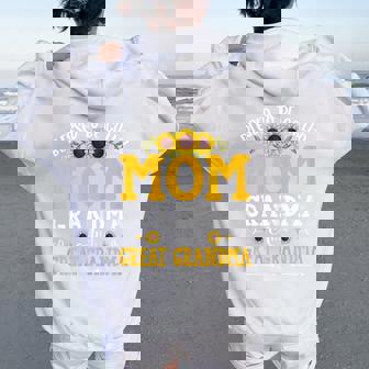 Blessed To Be Called Mom Grandma Great Grandma Mother's Day Women Oversized Hoodie Back Print | Mazezy