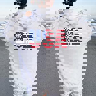 Drapeau Américain Patriotique Pour Hommes S Enfants Garçons Filles États-Unis Sweat à capuche oversize pour femme avec imprimé dans le dos - Cadeauxyz