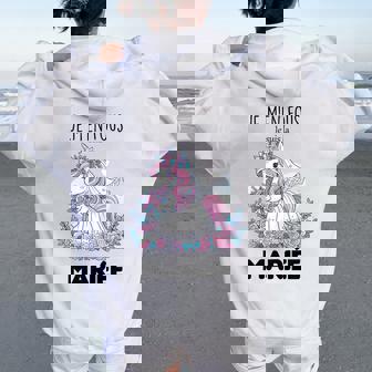 Evjf Future Mariée Bride Team Mariée Sweat à capuche oversize pour femme avec imprimé dans le dos - Cadeauxyz