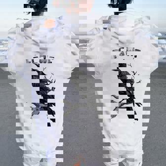 F-Caw-F Black Raven Vintage Crow Sarcastic Humor Women Oversized Hoodie Back Print | Mazezy