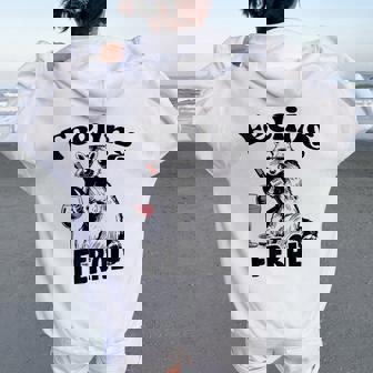 Feeling Feral アライグマ ミーム アルコール 飲酒 恋人 男性 女性 レディース オーバーサイズ パーカー バックプリント - Kawaiitshirt