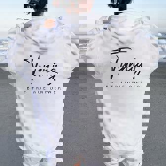 Frauenpower チューニング レディース オーバーサイズ パーカー バックプリント - Kawaiitshirt