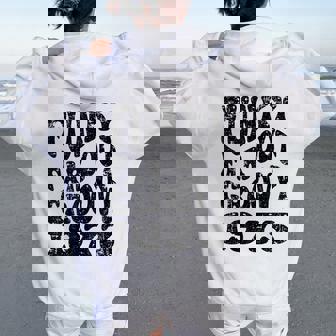 Funky Far Out Groovy 1973 Diseño Retro De Aniversario De Cumpleaños Women Oversized Hoodie Back Print - Regaloses