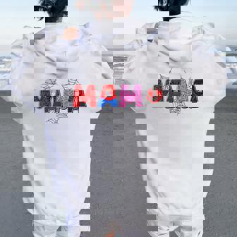 Spider Mom For Male Parent Spider Love Women Oversized Hoodie Back Print | Mazezy