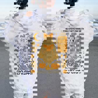 The Only Ghost I Know Is The Holy Ghost Halloween Christian Women Oversized Hoodie Back Print | Seseable FR