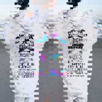 Girls Bruh I'm In 1St Grade First Day Of School First Grade Women Oversized Hoodie Back Print | Mazezy