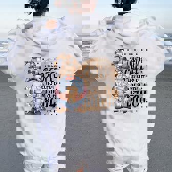 Gnome Coffee Lover I Pretend Coffee Help But I'mtill A レディース オーバーサイズ パーカー バックプリント - Kawaiitshirt