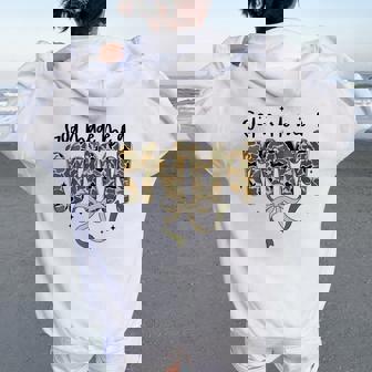 God Made Me A Mama Mommy Happy Mother's Day Mom Camouflage Women Oversized Hoodie Back Print | Mazezy