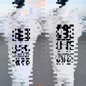 God Wins I 'Ve Read The Final Chapter Christian Faithin God レディース オーバーサイズ パーカー バックプリント - Kawaiitshirt