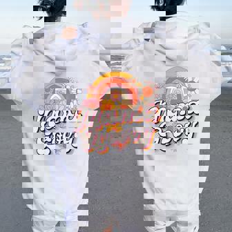 Groovy Best Mom Ever Best 母の日 長袖tシャツ レディース オーバーサイズ パーカー バックプリント - Kawaiitshirt