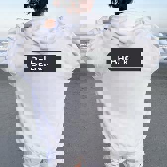 In My Guard Mom Era Women Oversized Hoodie Back Print - Thegiftio