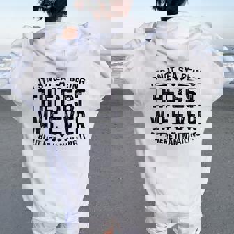 It's Not Easy Being The Best Wife Ever Wife Woman Cool Women Oversized Hoodie Back Print - Thegiftio