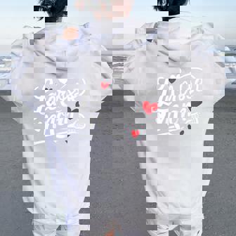 Lacrosse Mom Cute Lacrosse Player Mother Women's Women Oversized Hoodie Back Print | Mazezy