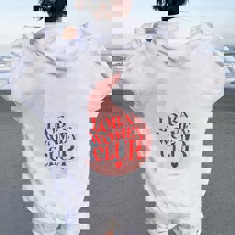 Loba Latina Fan Club Es Empoderadas Hispano Ella Lobo Women Oversized Hoodie Back Print - Regaloses