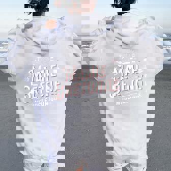 Mamie Bretonne Modèle Unique Cadeau Anniversaire Sweat à capuche oversize pour femme avec imprimé dans le dos - Cadeauxyz