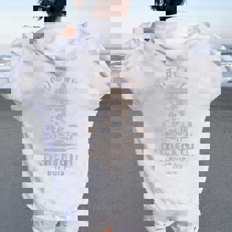 Men's Christian Workout Not By My Strength But His Jesus Gym Women Oversized Hoodie Back Print | Mazezy