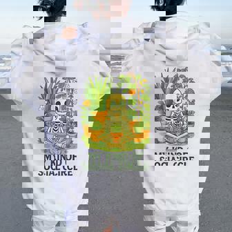 My Kind Ofocial Circle Plantkeleton ユーモア レディース オーバーサイズ パーカー バックプリント - Kawaiitshirt