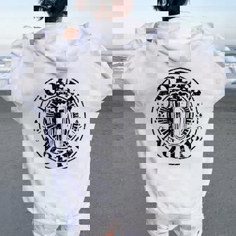 No Beer No Life ヴィンテージ飲酒 ビール愛好家向け ビールファン向け レディース オーバーサイズ パーカー バックプリント - Kawaiitshirt