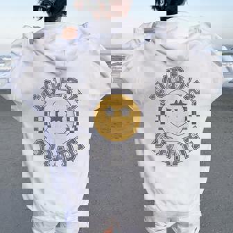 Retro Fourth Grade Teacher Student 1St Day Back To School Women Oversized Hoodie Back Print | Mazezy