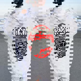 Rockabilly Hombre Ropa Rockera Años 50 Retro Rockeras In Mangas Women Oversized Hoodie Back Print - Regaloses